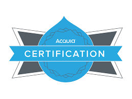 acquia certification badge developer drupal 10